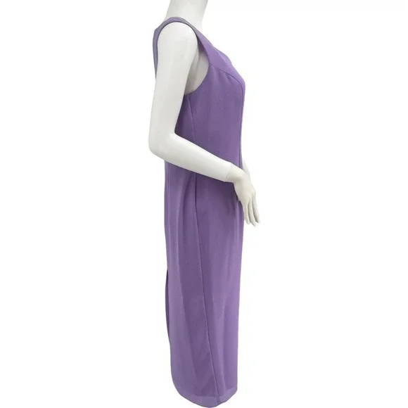 R&M Richards Petite Lavender Sparkle Jacket Dress Suit Women's Size 10P Elegant